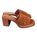 Ciabatta fascia bottoni cuoio Noa Harmon 