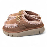 Sabot slipper Bounce Clog Mou Pink Brown 