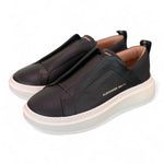 Sneaker donna Wembley slip on black Alexander Smith<BR/> 