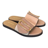 Ciabatta fibbia beige latte Noa Harmon 