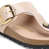Ciabatta Gizeh Big Buckle shine beige Birkenstock 1026550 
