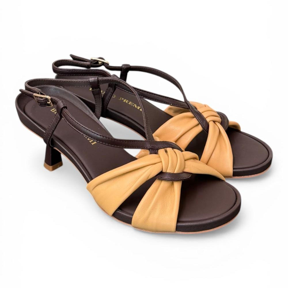 Sandalo nodo camel marrone Bruno Premi 