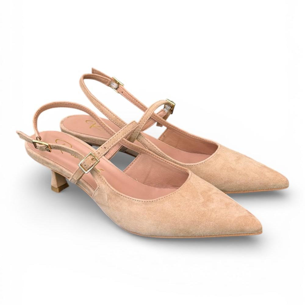 Slingback cintino suede beige Ranye 