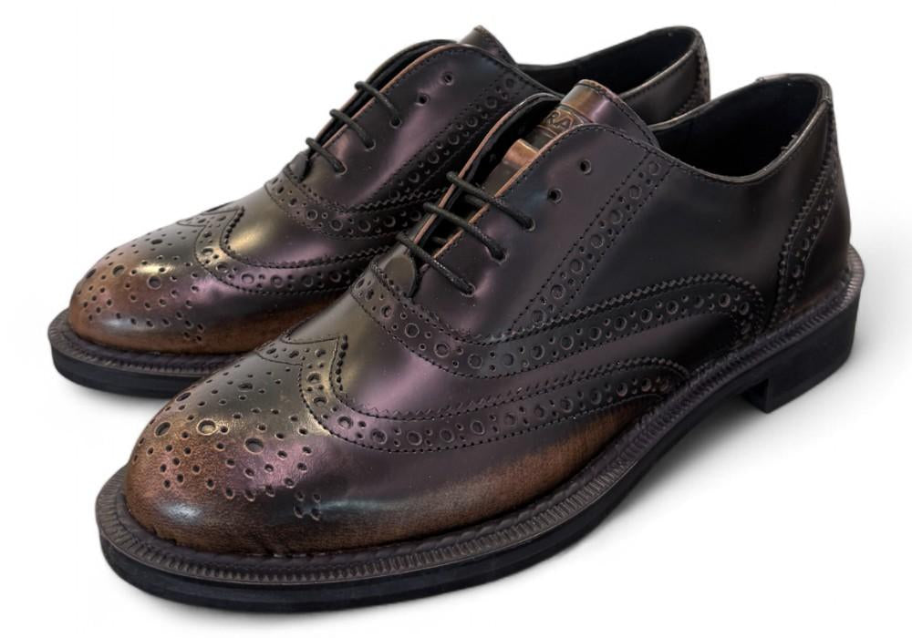 Scarpa allacciata imperiale brush tortora Frau<BR/> 