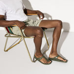 Ciabatta infradito Gizeh verde Eva Birkenstock uomo 1019143 