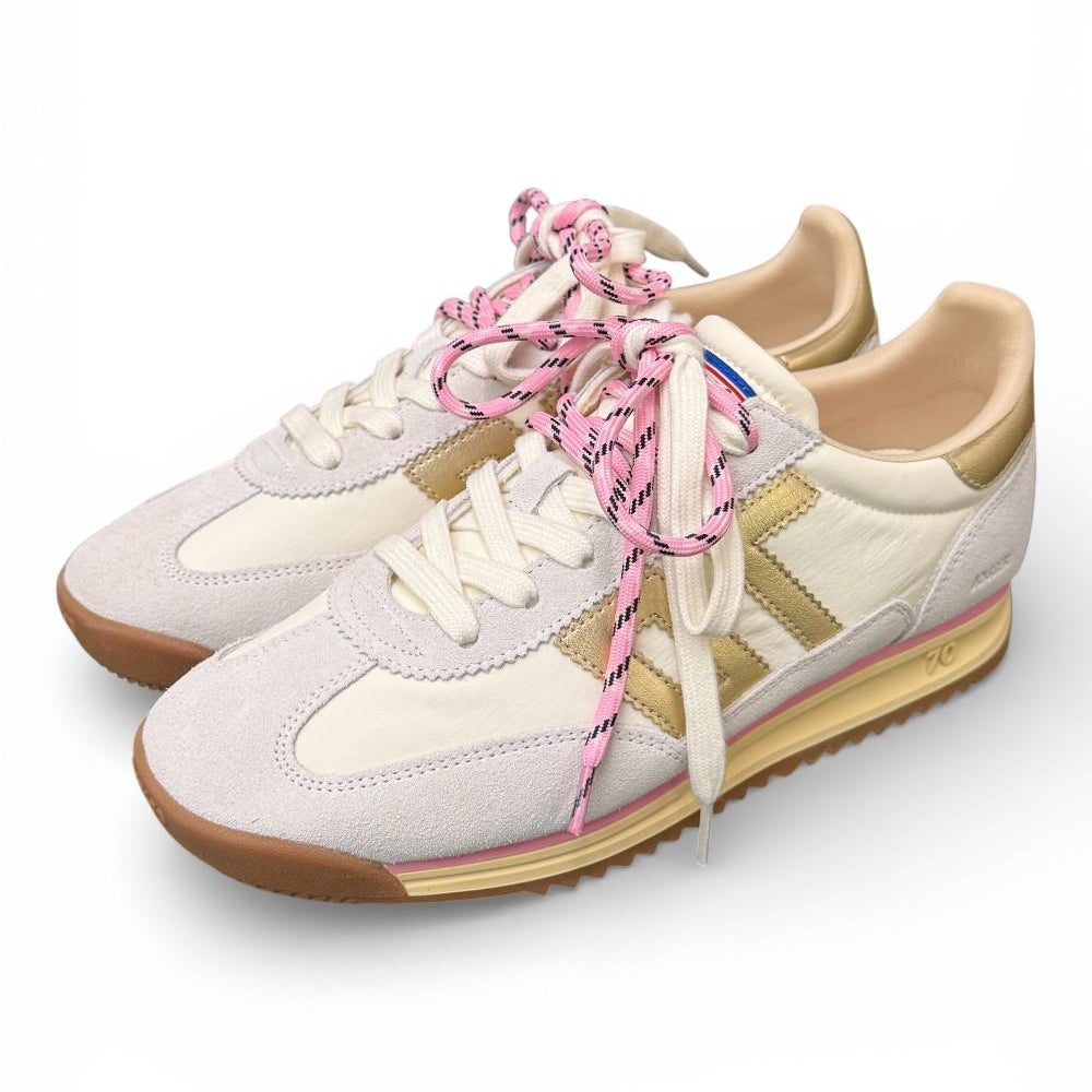 Sneaker Jogger nylon white Back70 