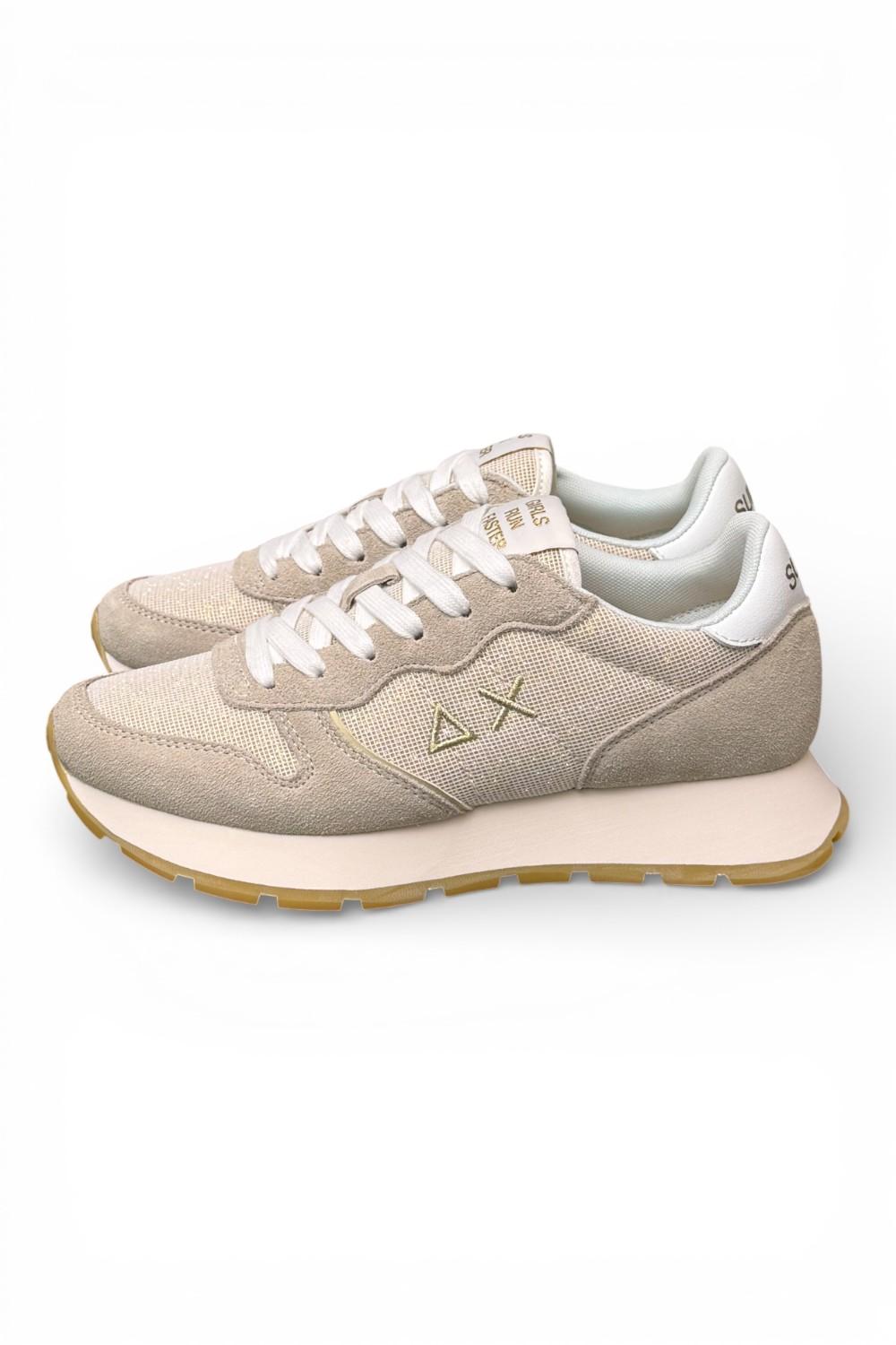 Sneaker donna Sun 68 Ally glitter beige oro 