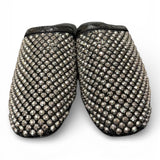 Sabot strass nero argento Bibi Lou 