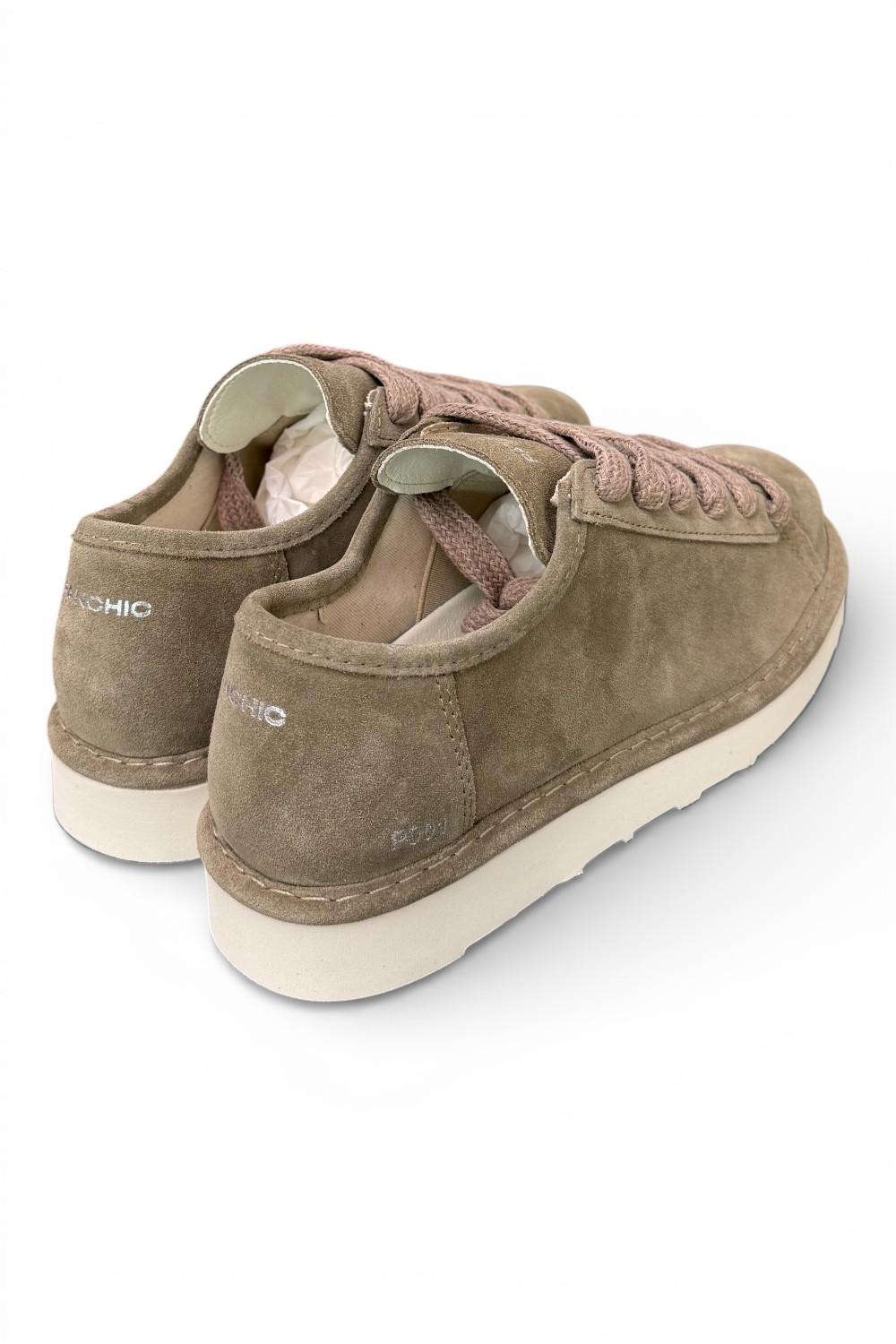 Allacciato uomo Panchic P01 suede khaki 