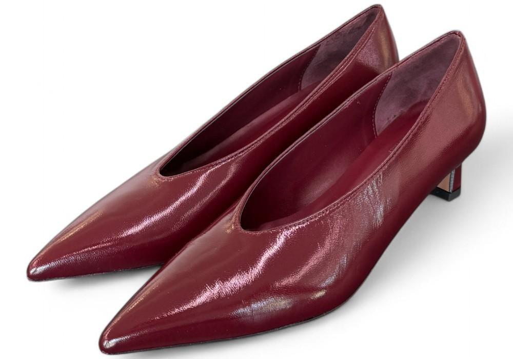 Decolté in naplak bordeaux Bianca Di<BR/> 
