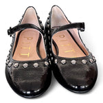Ballerina borchie vernice nera Matteo Pitti 