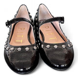Ballerina borchie vernice nera Matteo Pitti 