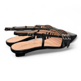 Slingback cintini vernice nera  flat Les Autres<BR/> 