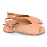 Sandalo pelle nature Cuir Noir<BR/> 