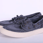 Scarpa barca tela blu Natural World 