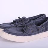 Scarpa barca tela blu Natural World 