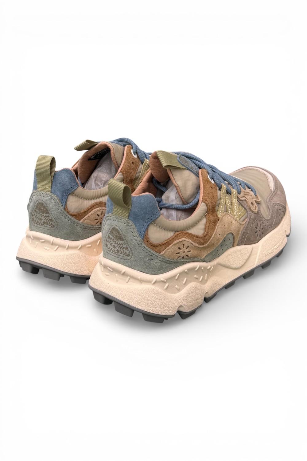 Sneaker donna Yamano 3 1D53 grey beige Flower Mountain 