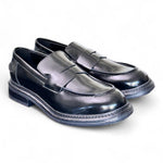Mocassino donna Uma Parker man style nero<BR/> 