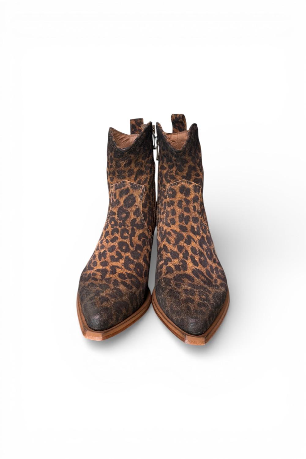 Stivaletto texano suede leo Metisse<BR/> 