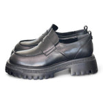 Mocassino donna nero tacco 40 Target<BR/> 