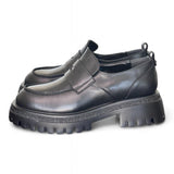 Mocassino donna nero tacco 40 Target<BR/> 