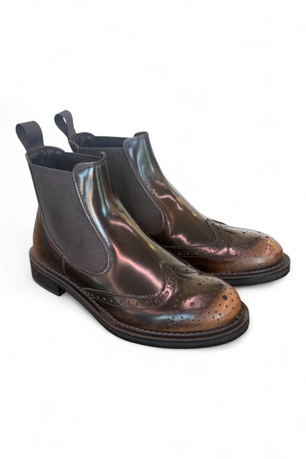 Stivaletto beatles imperiale brush tortora Frau<BR/> 