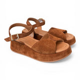 Sandalo fascia suede bruciato Z50 Frau 