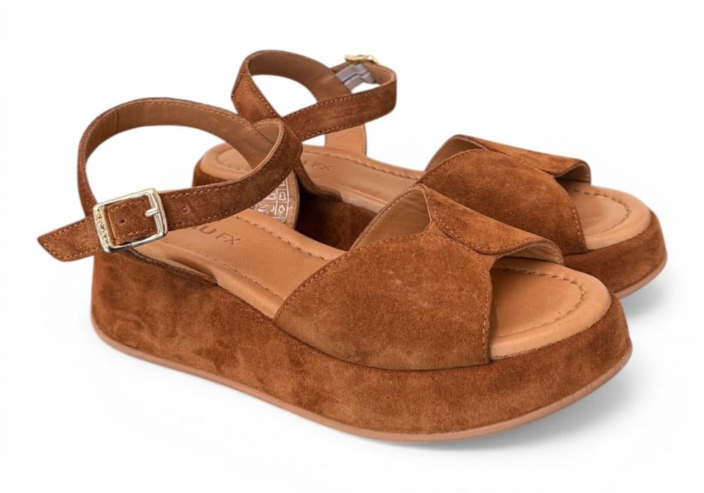 Sandalo fascia suede bruciato Z50 Frau 
