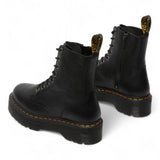 Anfibio platform Jadon III in pelle Pisa nero 