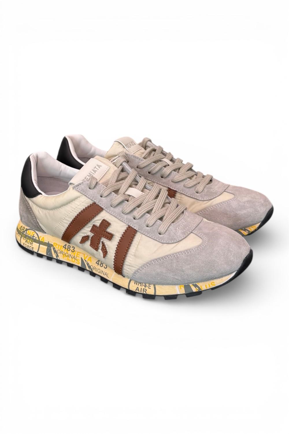 Sneaker uomo Lucy 8189 beige marrone 
