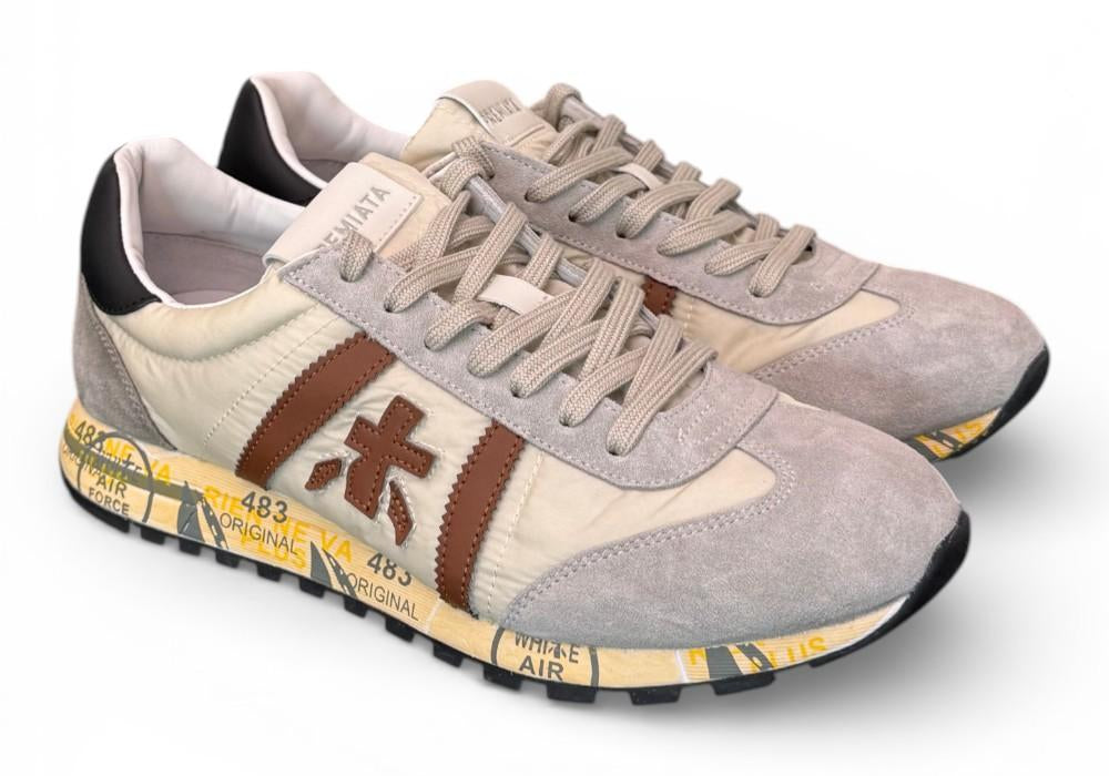 Sneaker uomo Lucy 8189 beige marrone 