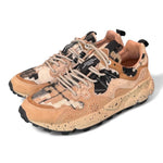 Sneaker donna Flower Mountain Yamano 3 4D58 mud light brown cheques 