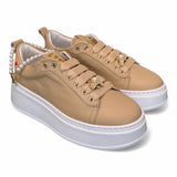 Sneaker Pia Gioplus pelle nude cavigliera 