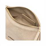 Pochette Nora suede nude piccola Gianni Chiarini<BR/> 