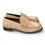 Mocassino camoscio beige Franco Fedele 
