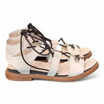 Sandalo schiava pelle latte Fabbrica dei Colli<BR/> 