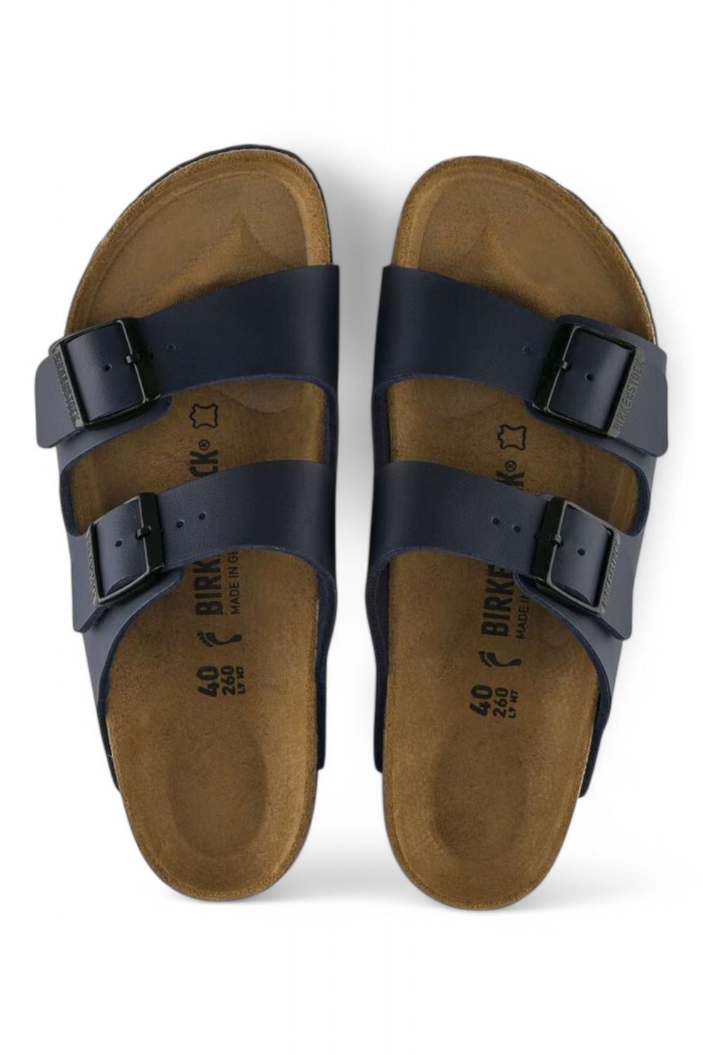 Ciabatta arizona BF blue Birkenstock 051753 uomo 