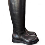 Stivale pompiere pelle nera Anima <BR/> 