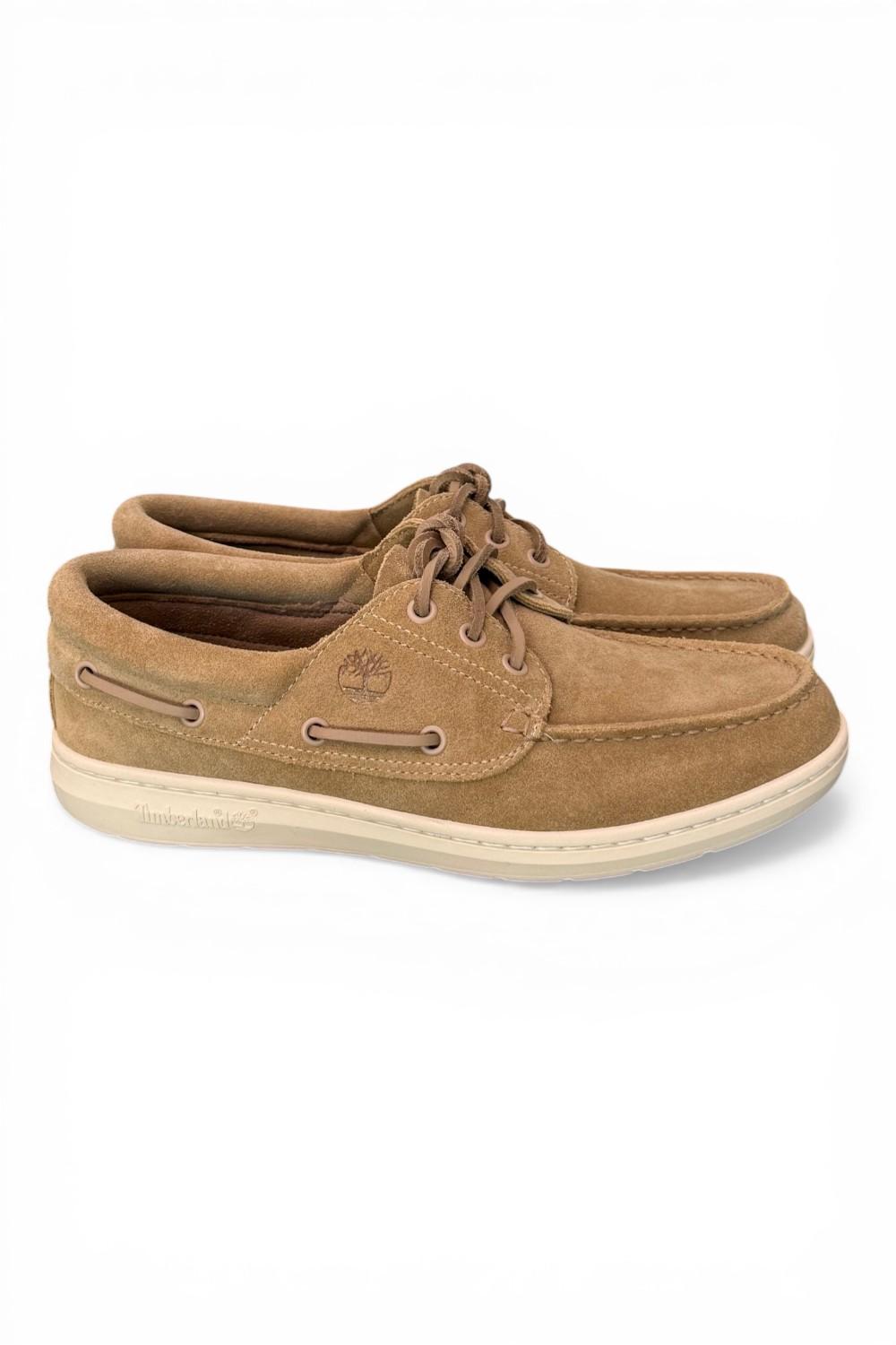 Scarpa da Barca Portofino Pier da Uomo suede beige 