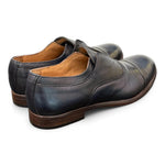 Scarpa uomo no-lace blu F.lli Rennella puntale 