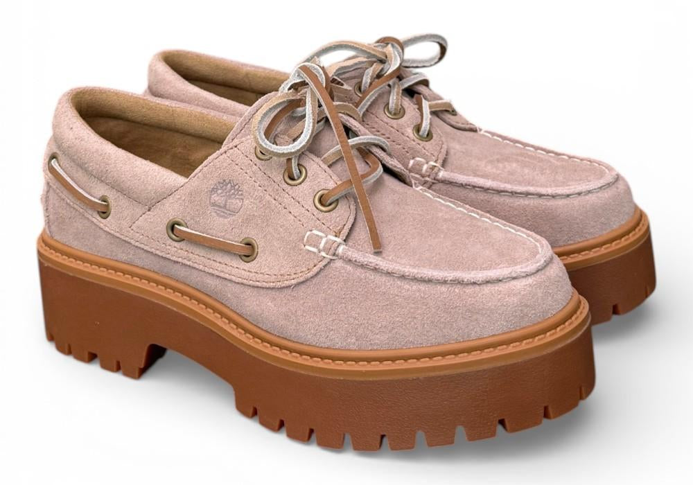 Allacciato Barca STONE STREET BOAT  light purple Timberland 