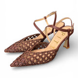 Slingback rafia bruciato T70  Matteo Pitti 