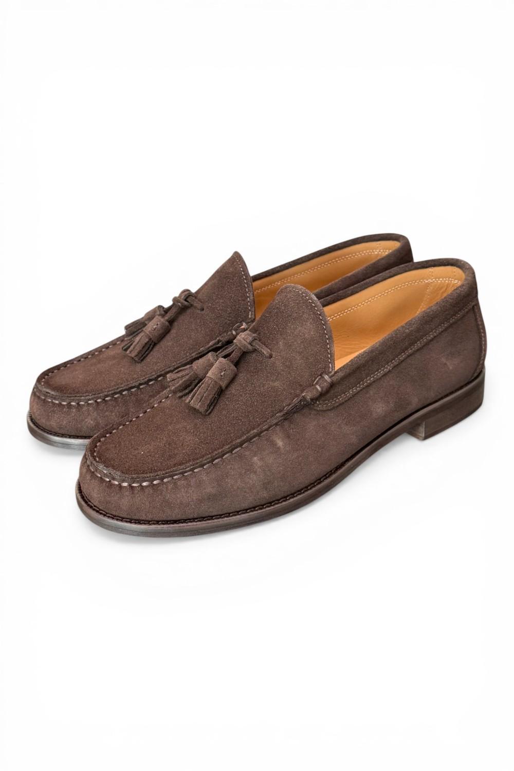 Mocassino mappetti suede testa di moro Kebo 