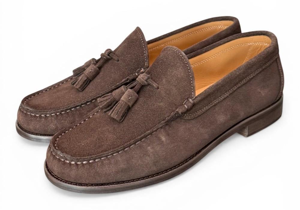 Mocassino mappetti suede testa di moro Kebo 