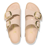 Ciabatta Arizona Big Buckle shine beige Birkenstock 1026553 
