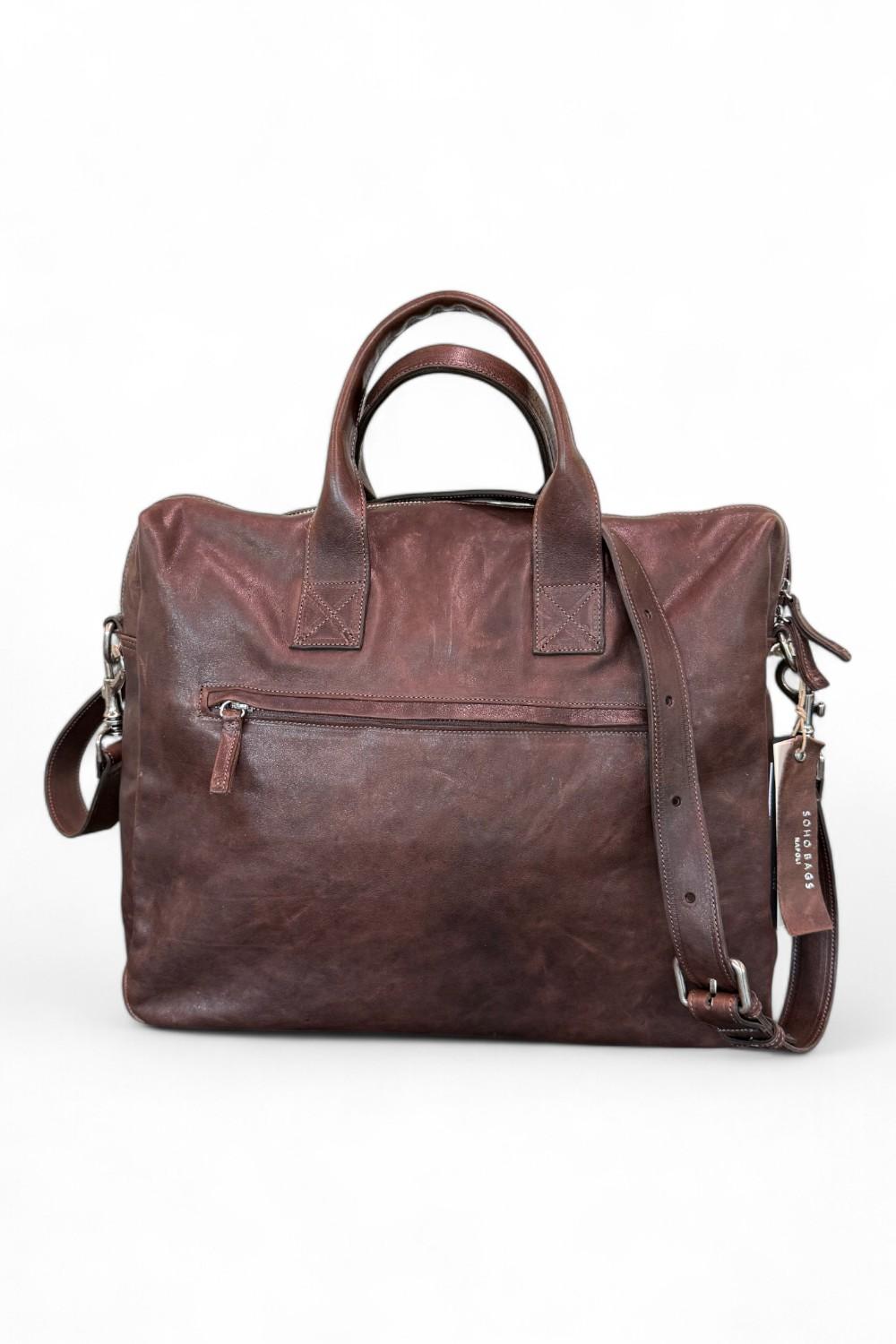 Borsa cartella SOHO BAGS shopping testa di moro Professional<BR/> 