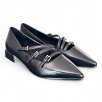 Ballerina cintini pelle nera Bruno Premi 
