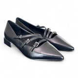 Ballerina cintini pelle nera Bruno Premi 