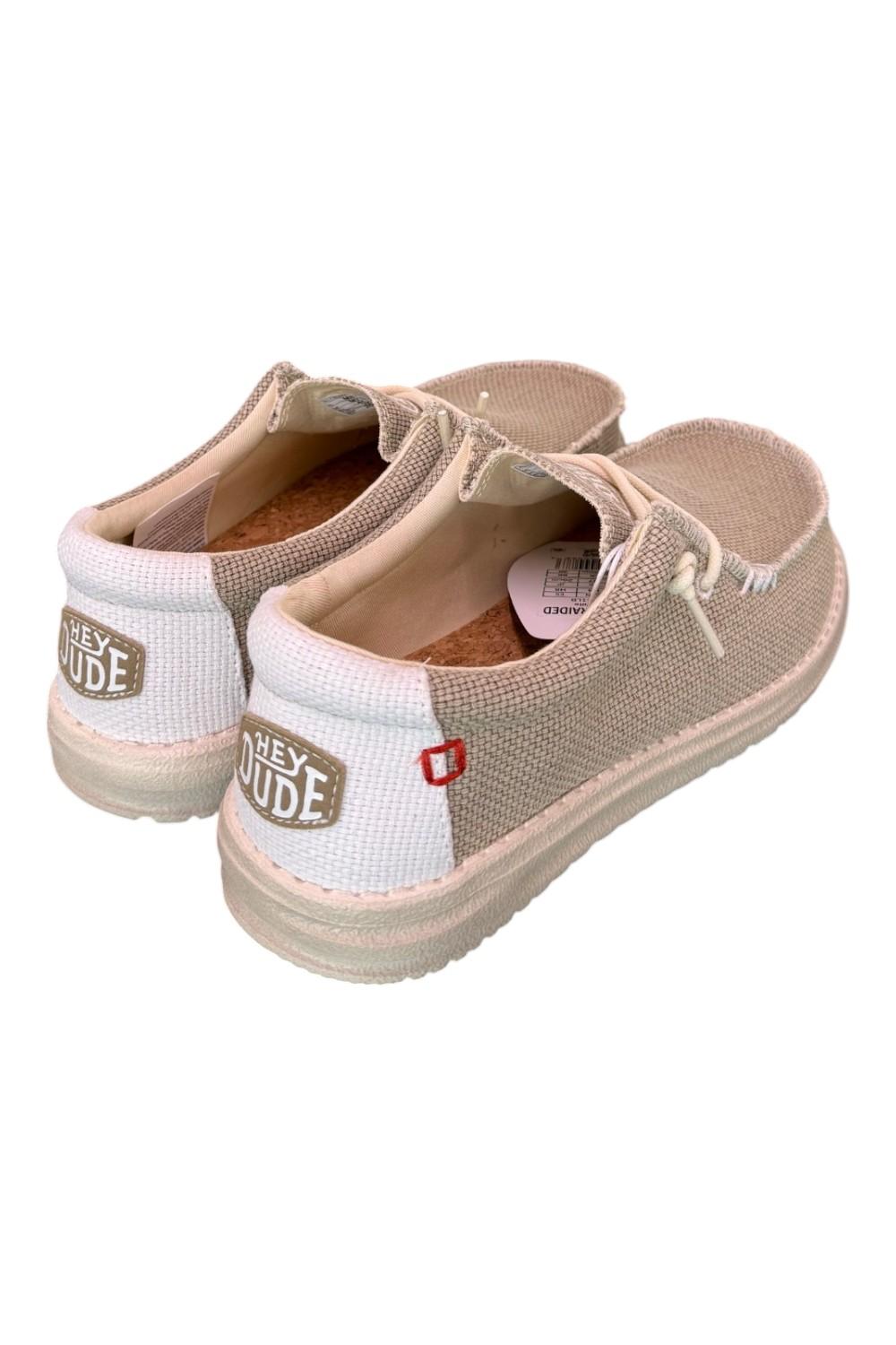 Sneaker uomo wally braided sabbia Hey Dude 