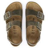 Sandalo Milano pelle verde Birkenstock 